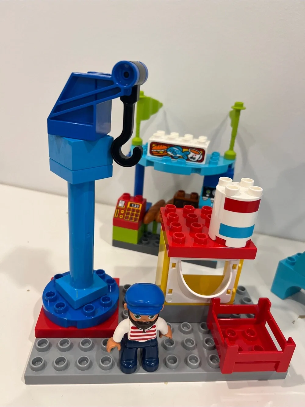 LEGO DUPLO Construction Train Loading station - toddler toy